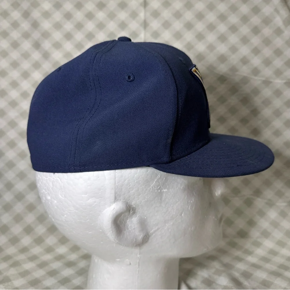 St Louis Blues Authentic Pro NHL Fitted Hat Size 7 1/8
